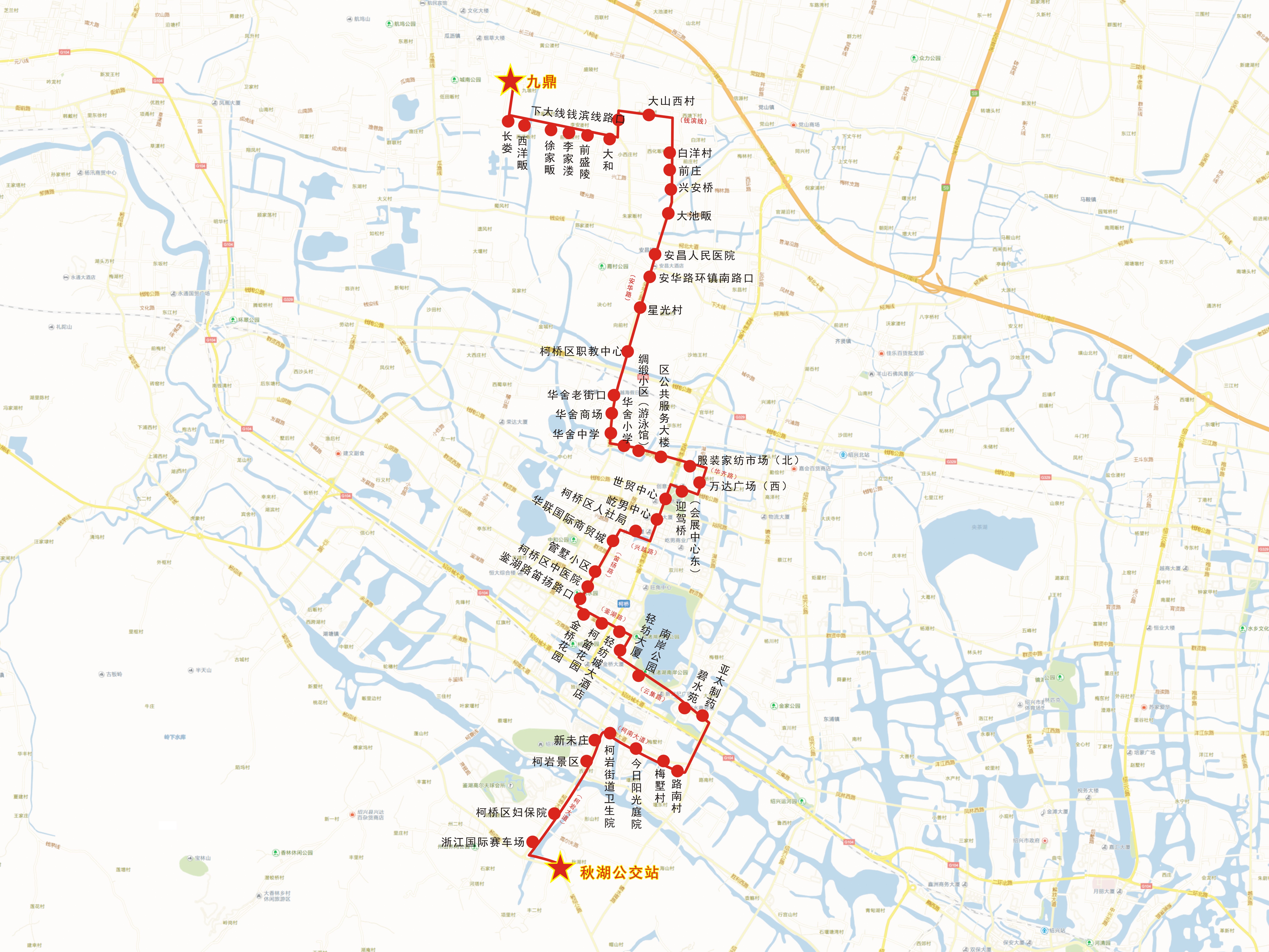 805路公交车路线图图片